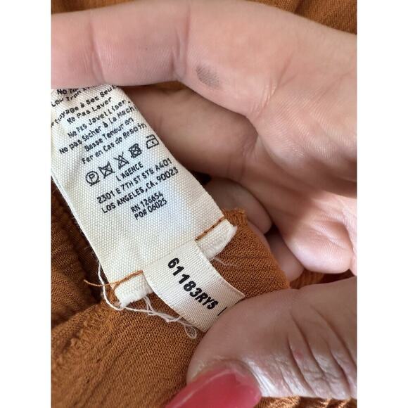 L'AGENCE Gathered Maxi Dress Surplice Neckline Dolman Sleeve Side Slit Medium - Picture 12 of 16